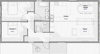 plan maison container