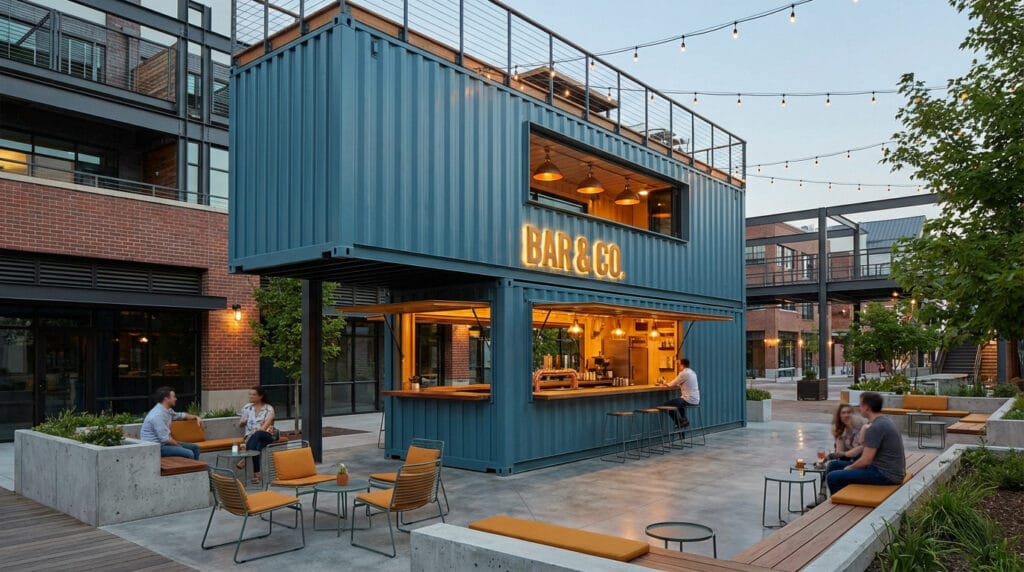 Cargo container bar - Créer un projet rentable [2025]